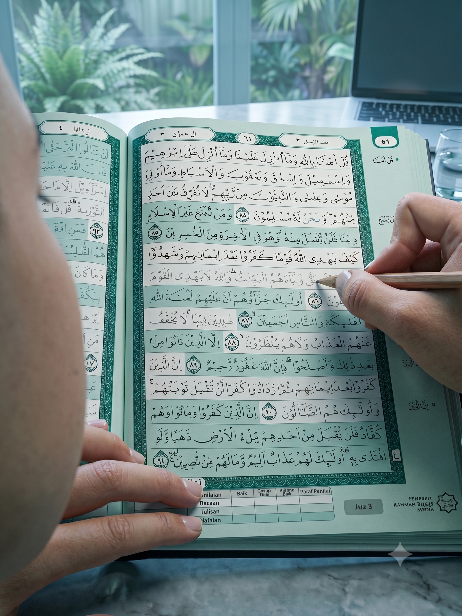 Buku Quran Tulis DALA Rahmah Bilqis Media untuk Detox Pikiran